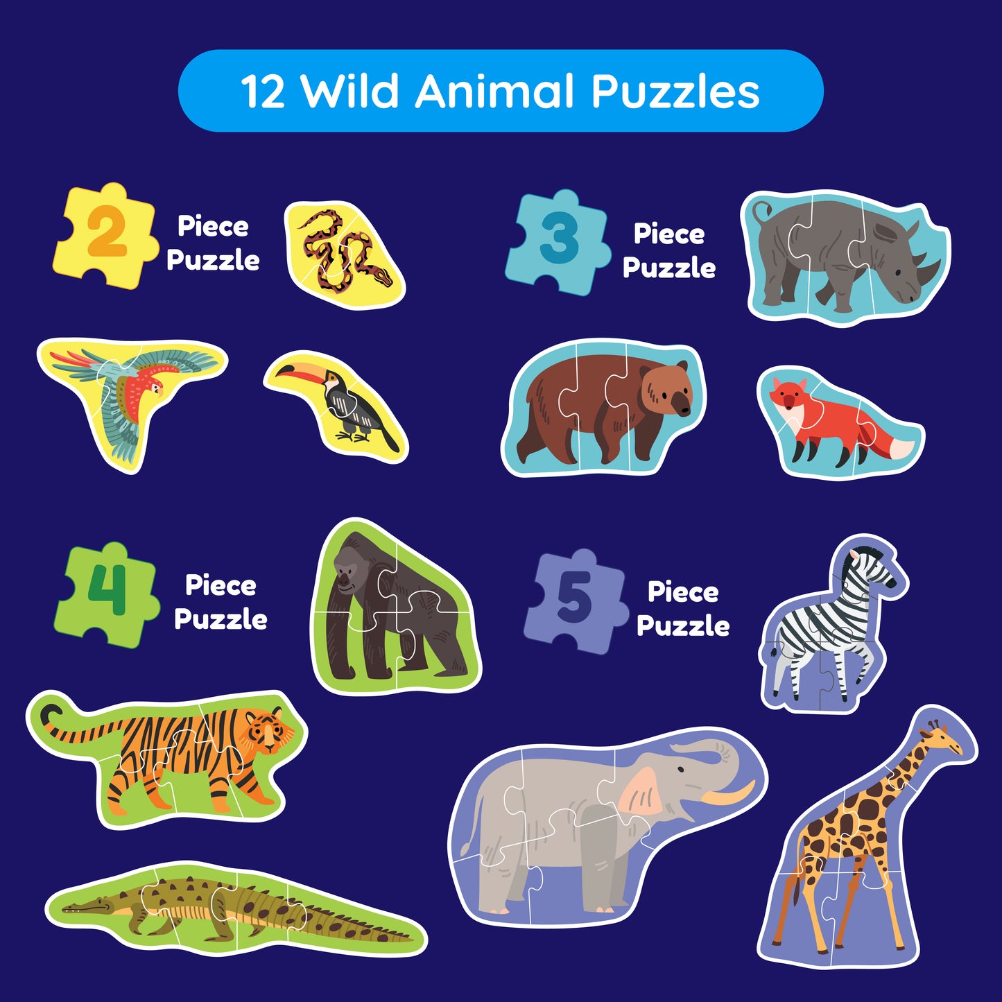 My First Puzzle - Wild Animals
