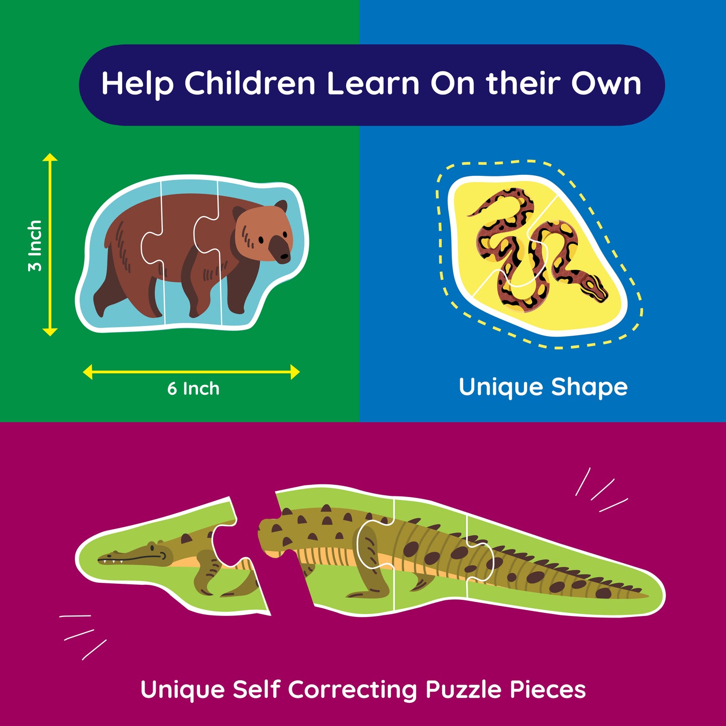My First Puzzle - Wild Animals