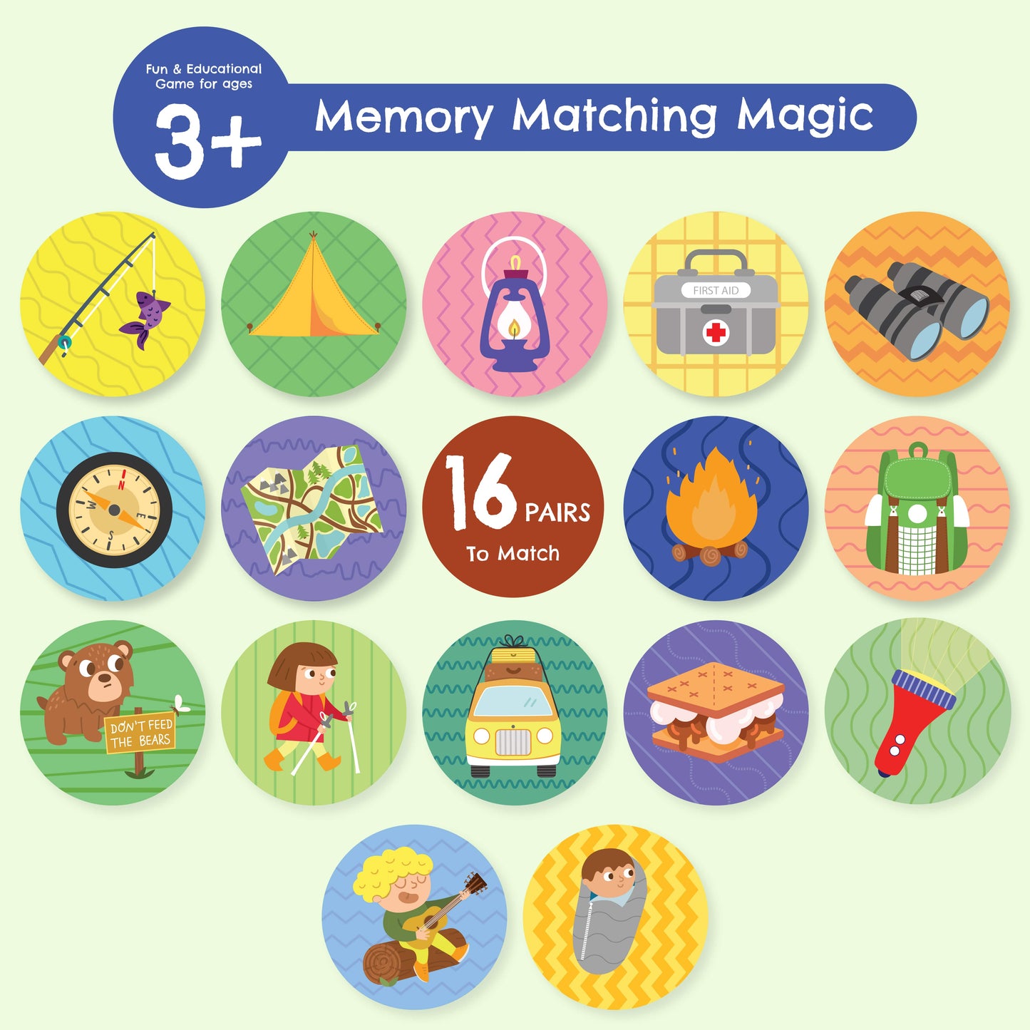 Memory Match - Camping Capers