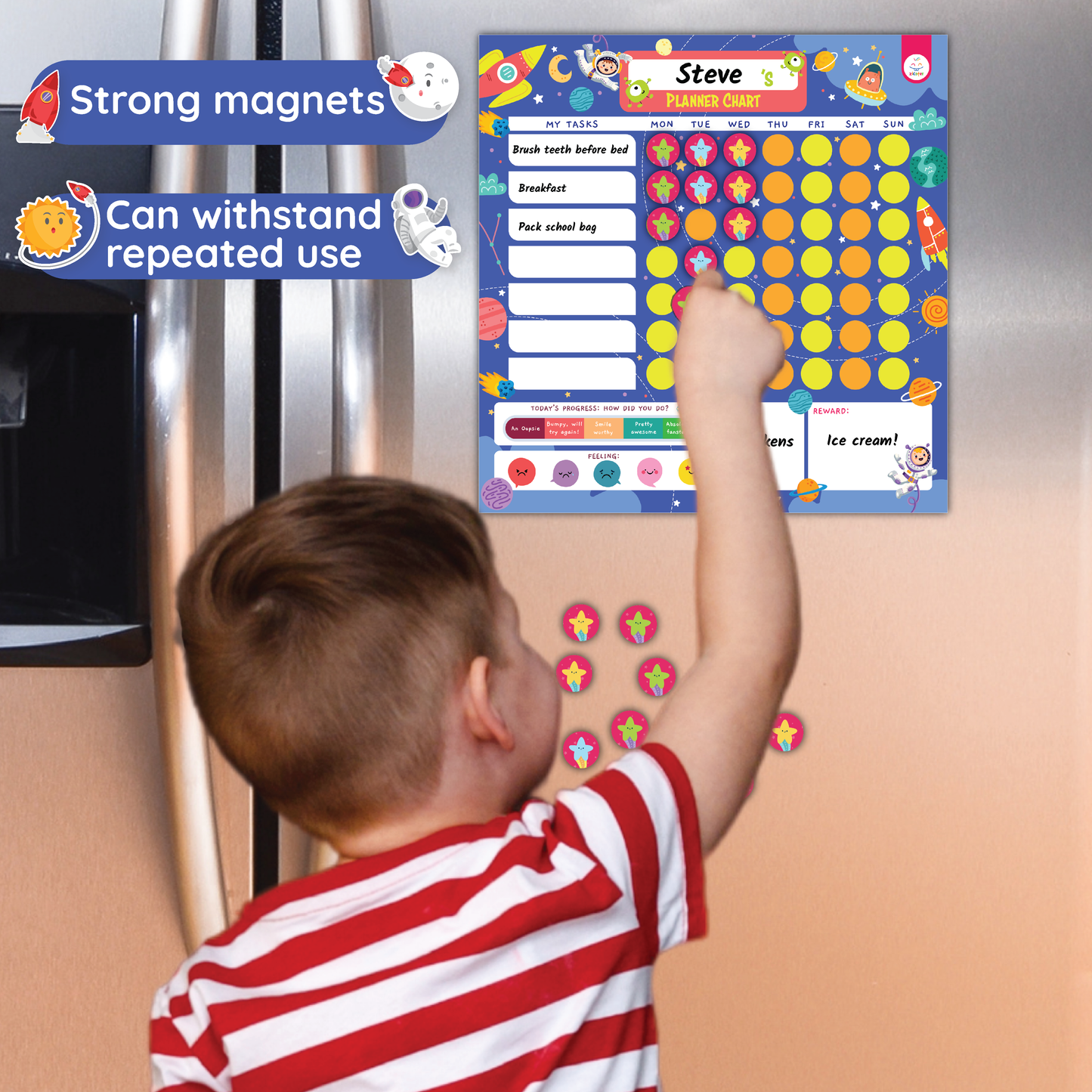 Space Explorer - Magnetic Visual Schedule