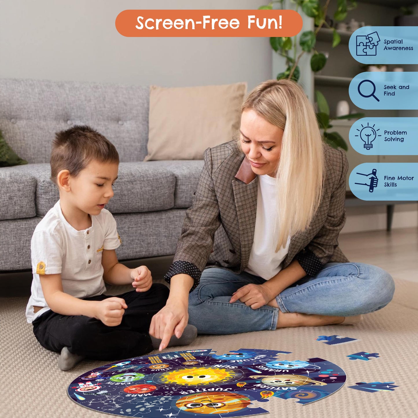 Space Adventures Floor Puzzle