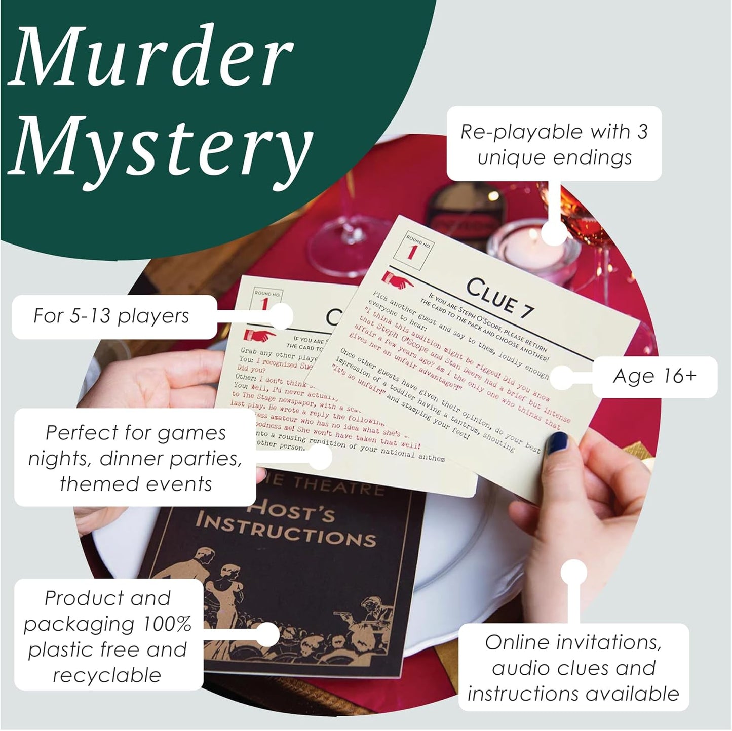 Talking Tables Double Murder Mystery – On the Night Train & At the Theatre