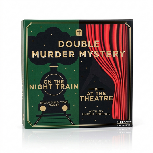 Double Murder Mystery on the Night Train & at the Theatre