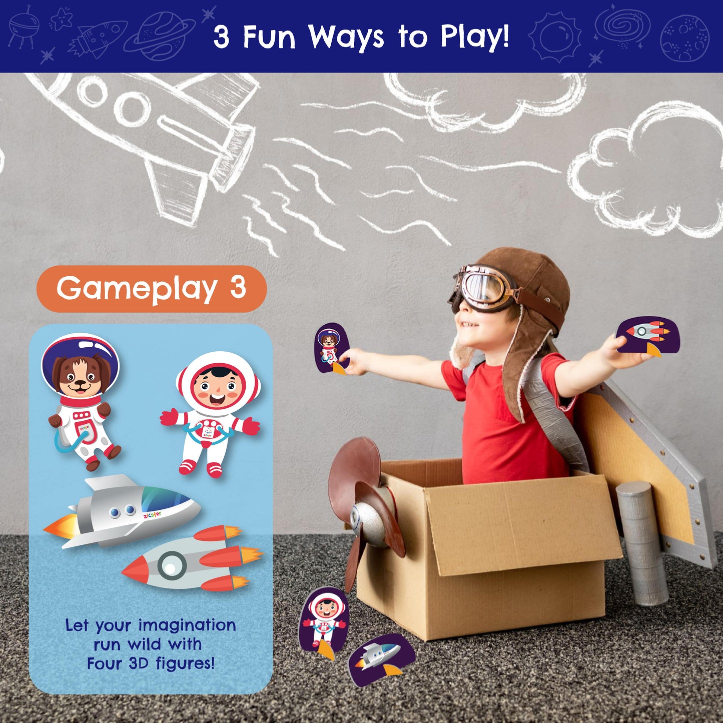 Space Adventures Floor Puzzle