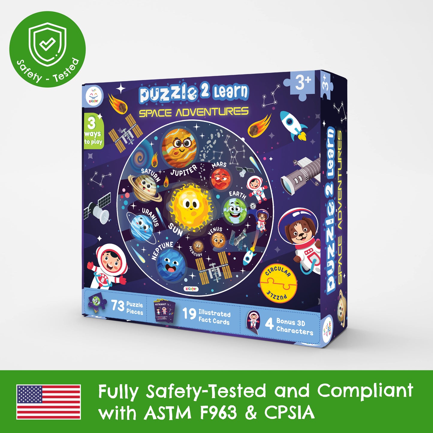 Space Adventures Floor Puzzle